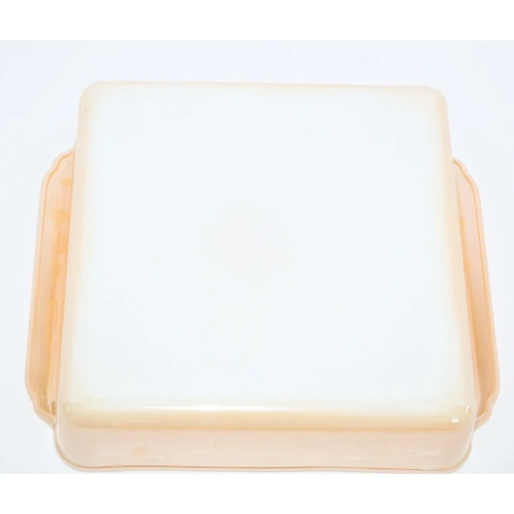 Anchor Hocking Peach Lustre Copper Tint FIRE KING 8